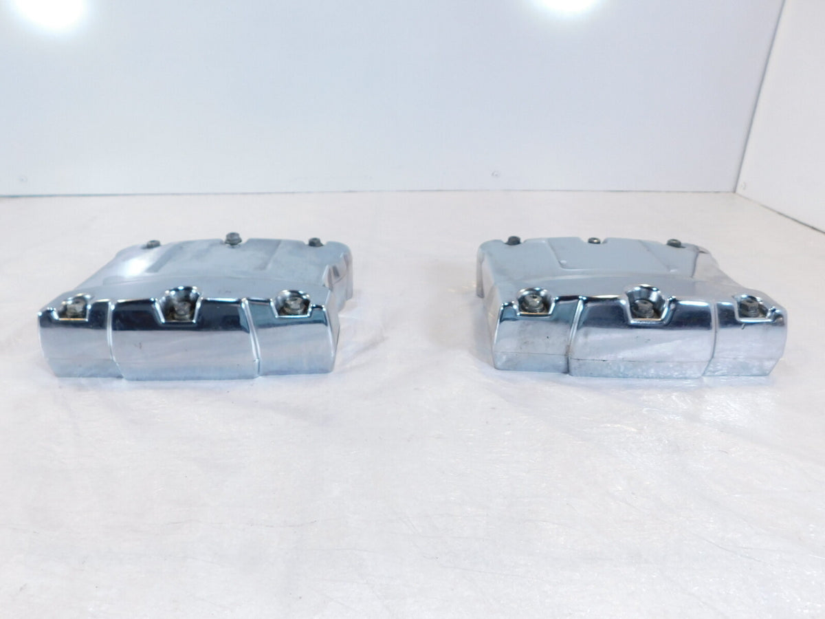 Harley Davidson Touring Dyna & Softail Chrome Cylinder Head Rocker Boxes