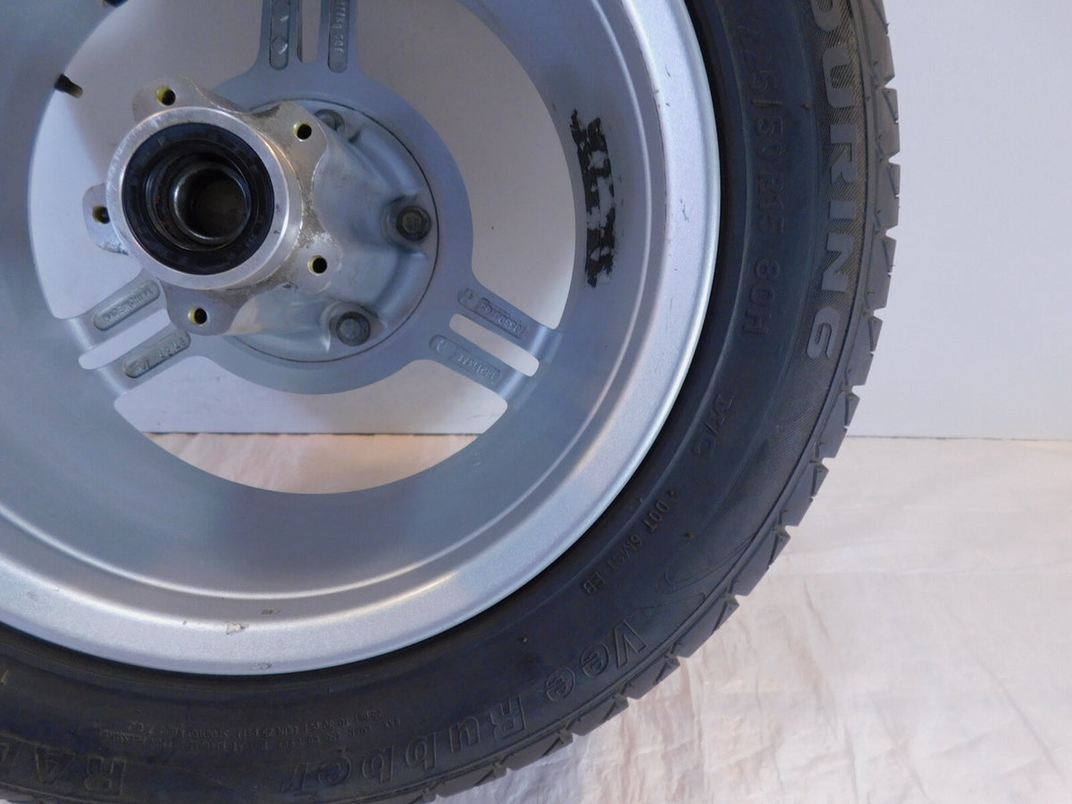 2008 08 Can-Am Spyder GS Roadster 990 SE5 Silver Rear Wheel Rim & Tire -15" x 7" - C3 Cycle