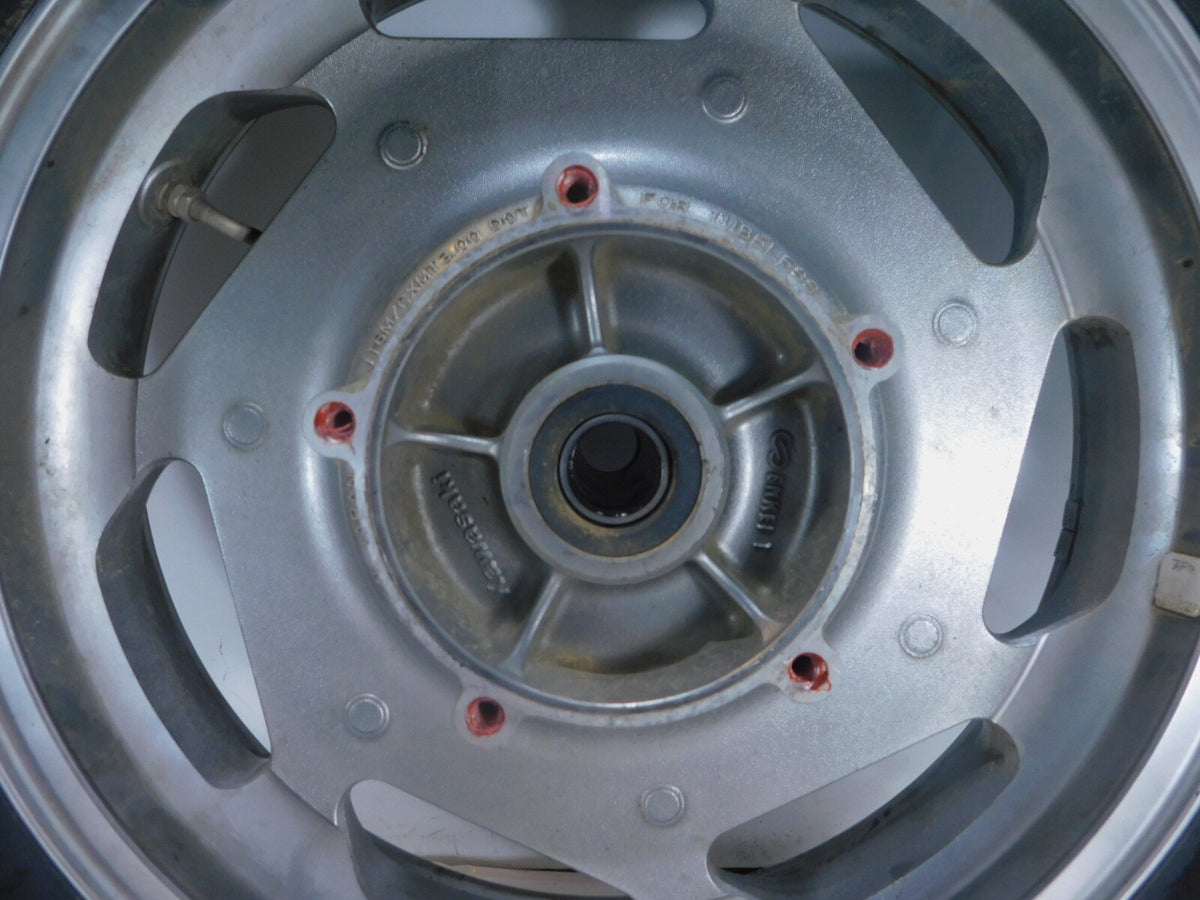 Kawasaki Vulcan VN1600 Nomad 1600 Classic OEM Silver Front Cast Wheel Rim & Tire