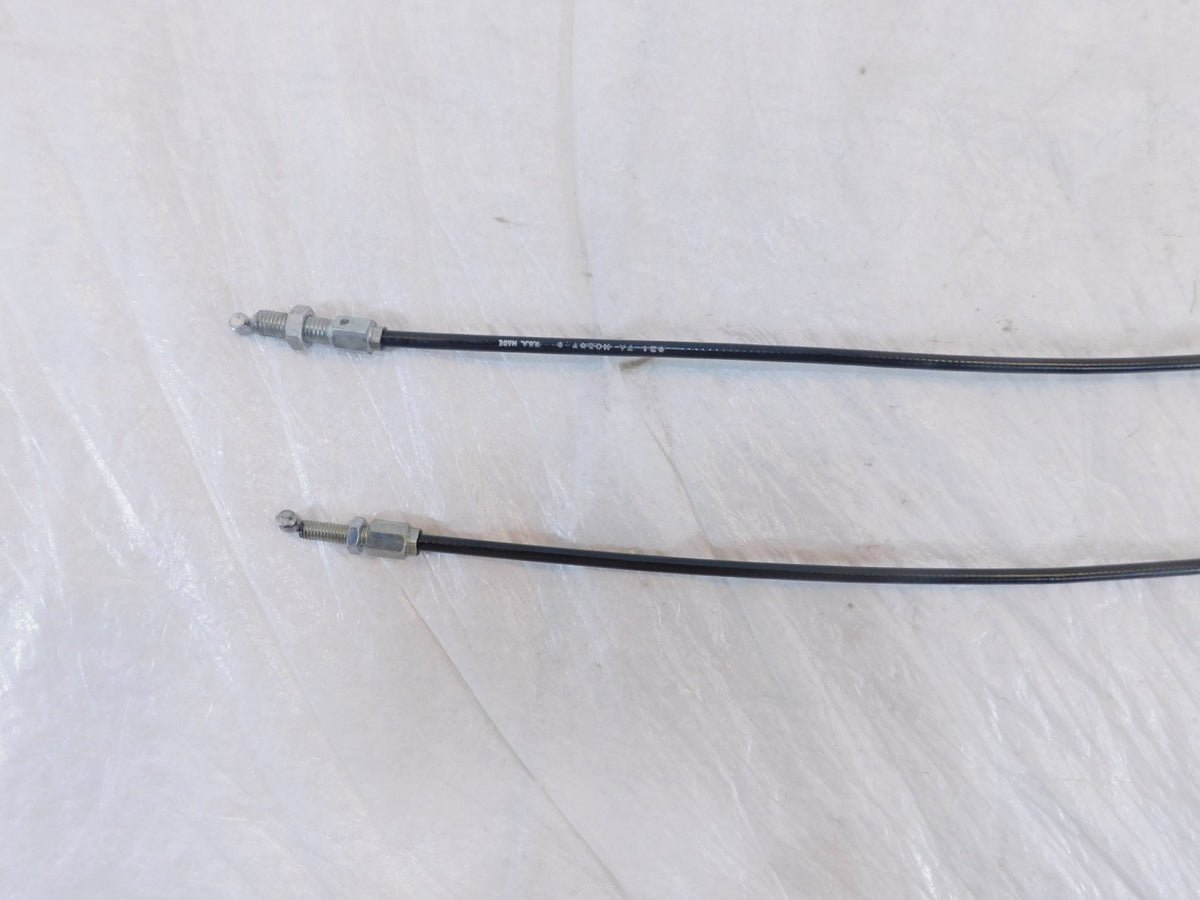 1997 & 1998 Buell Thunderbolt S3 Black Front Hand Control Throttle Cables - C3 Cycle