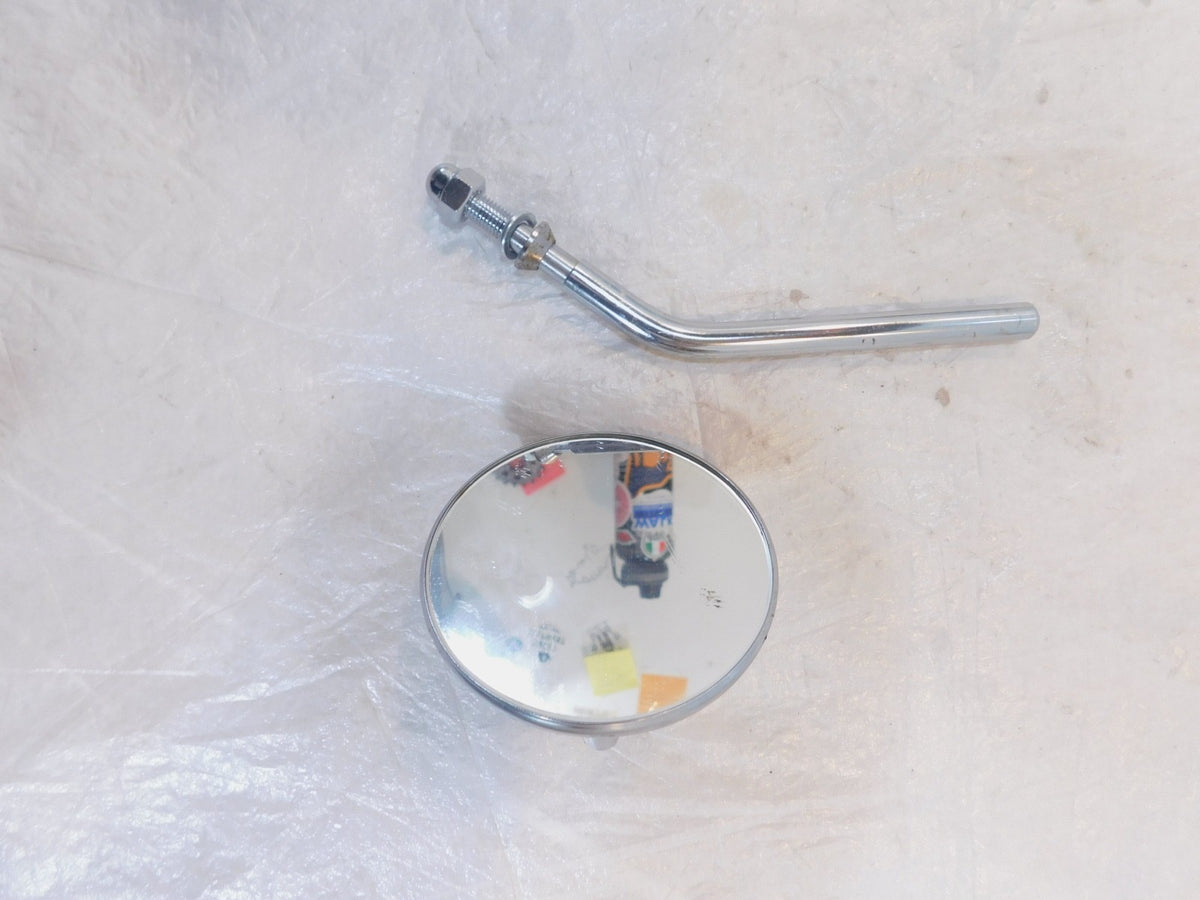 Harley Davidson FXR & Softail & Dyna & Sportster Left Chrome Rear View Mirror - C3 Cycle