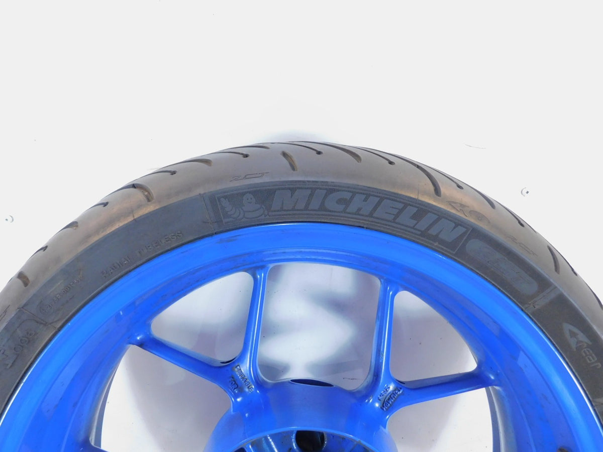 2007 2008 2009 2010 2011 2012 Triumph Tiger 1050 SE Blue Rear Wheel Rim & Tire - C3 Cycle