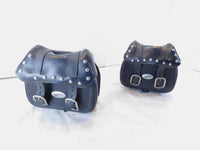 Yamaha Virago 1100 XV1100 Saddlemen Rear Black Dual Luggage Container Saddlebags - C3 Cycle