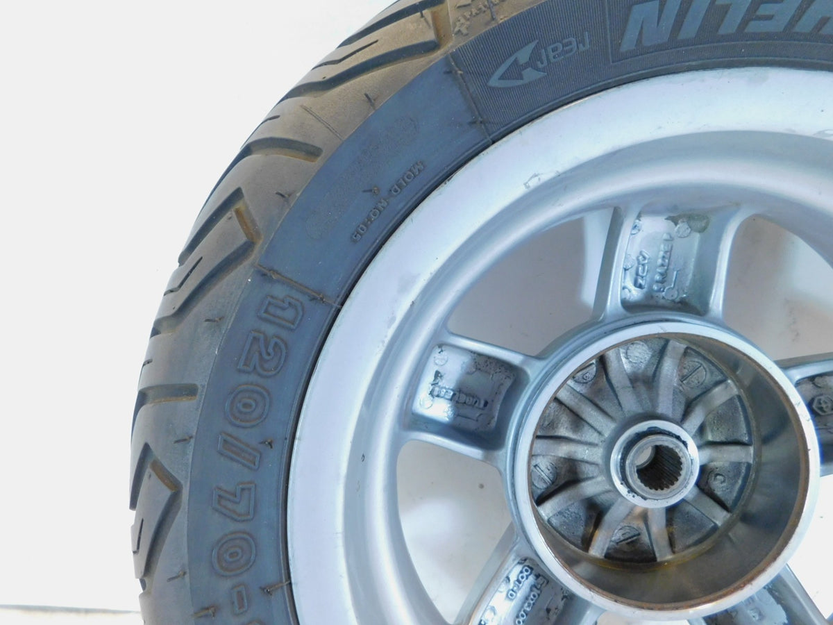 Piaggio Vespa LX LXV S 50 125 150 Cast Rear Wheel Rim & Tire 10" x 3.0" - C3 Cycle