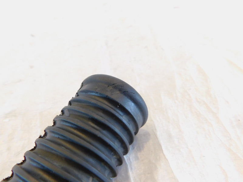Harley Touring FXR Dyna Sportster & Softail Single Black Rubber Footpeg Footrest