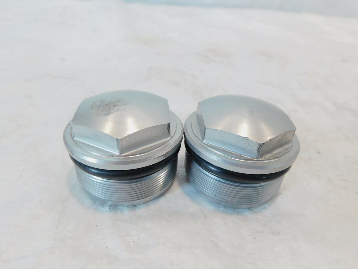 Triumph Street Scrambler & Street Twin Front Wheel Fork Cap Plugs - T2041156 - C3 Cycle