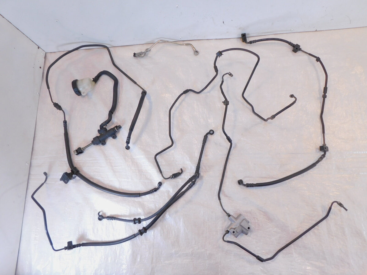 2014 Honda CTX 1300 ABS Rear Wheel Brake Master Cylinder & Hose Pipe Line Lot - C3 Cycle