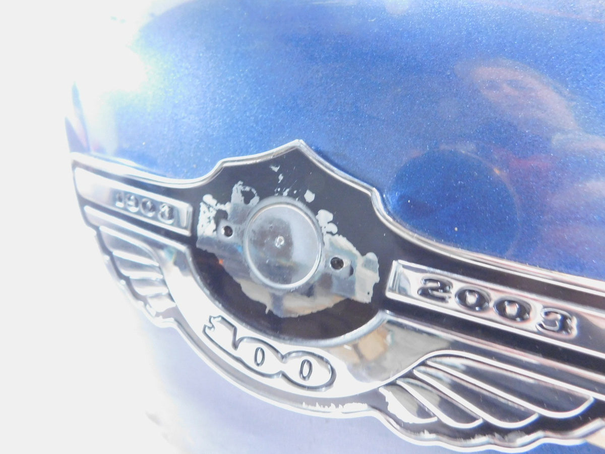 Harley Davidson Sportster 883 & 1200 Blue 100 Anniversary Fuel Gas Tank - C3 Cycle
