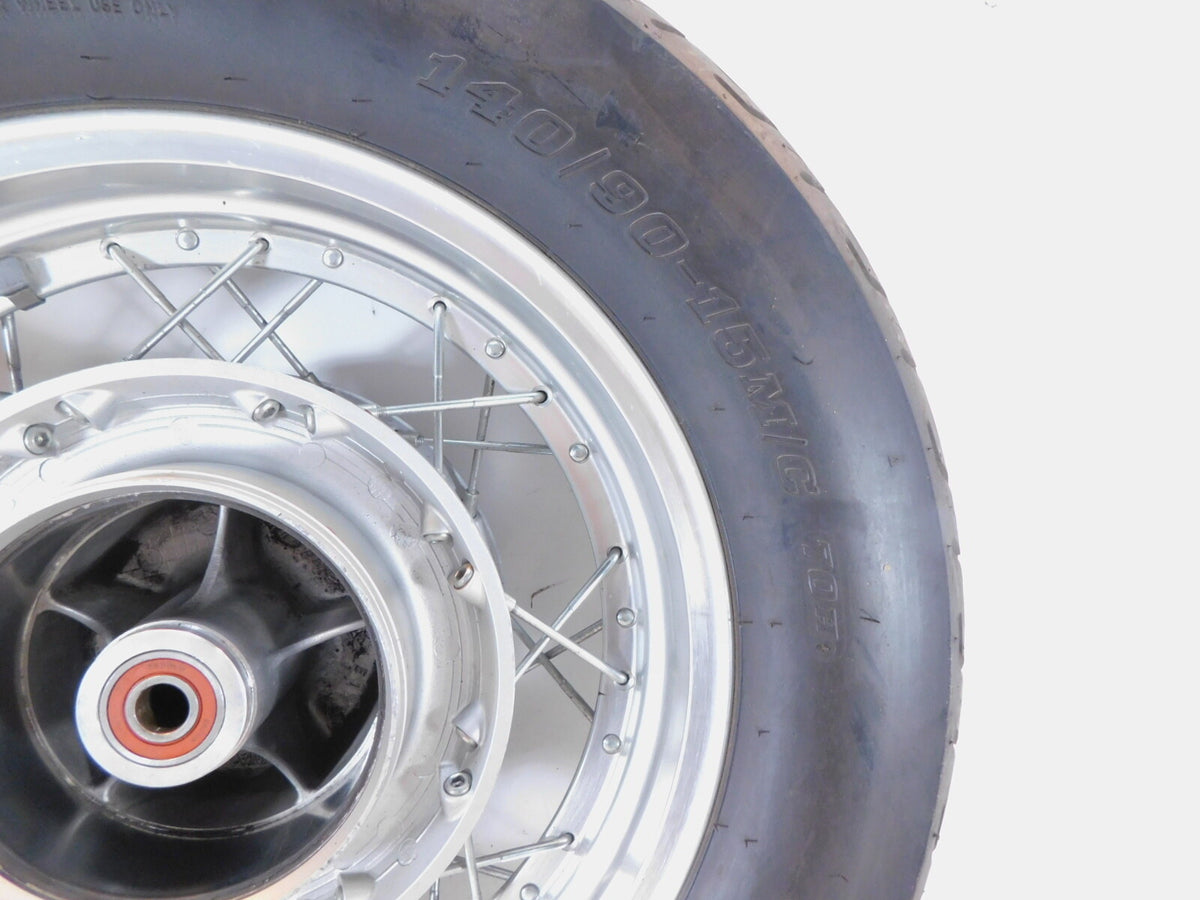 1986-1987 Honda Rebel 450 CMX450 CMX450C Laced Spoked Rear Back Wheel Rim & Tire - C3 Cycle