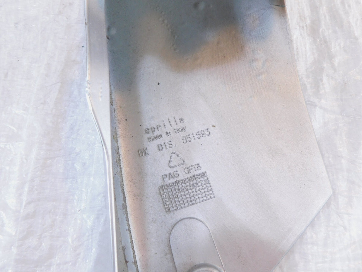 2007-2009 Aprilia Shiver SL750 Right Side Rear Exhaust Muffler Shield -For Parts - C3 Cycle