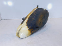 03 2003 Indian Gilroy Scout Right Side Fuel Gas Petrol Tank White- Rusty - C3 Cycle