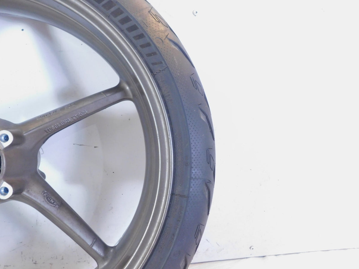 Triumph Street Triple 675 Daytona 675R SE Gray Graphite Cast Front Wheel Rim - C3 Cycle