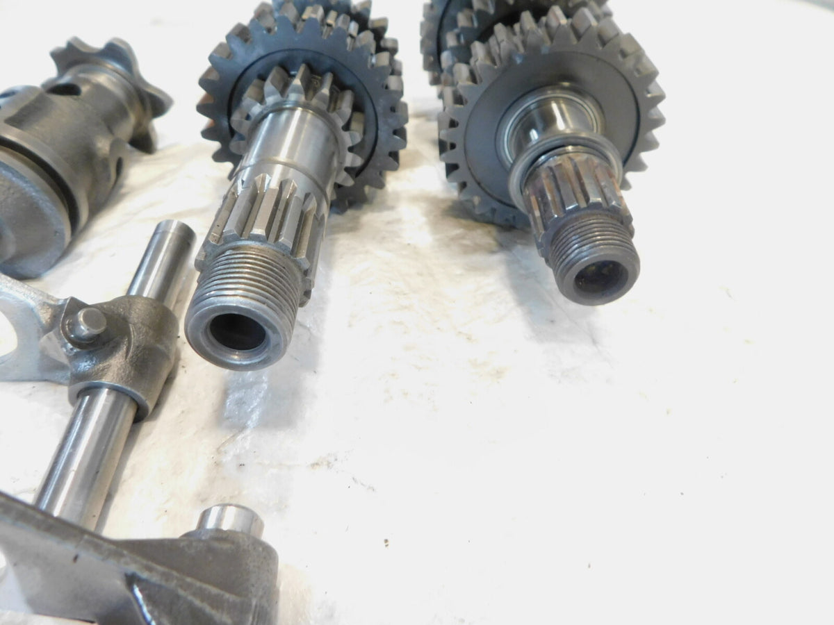 1990-1996 Kawasaki KL650 KLR650 Transmission Gears w/ Shifter Drum & Forks - C3 Cycle