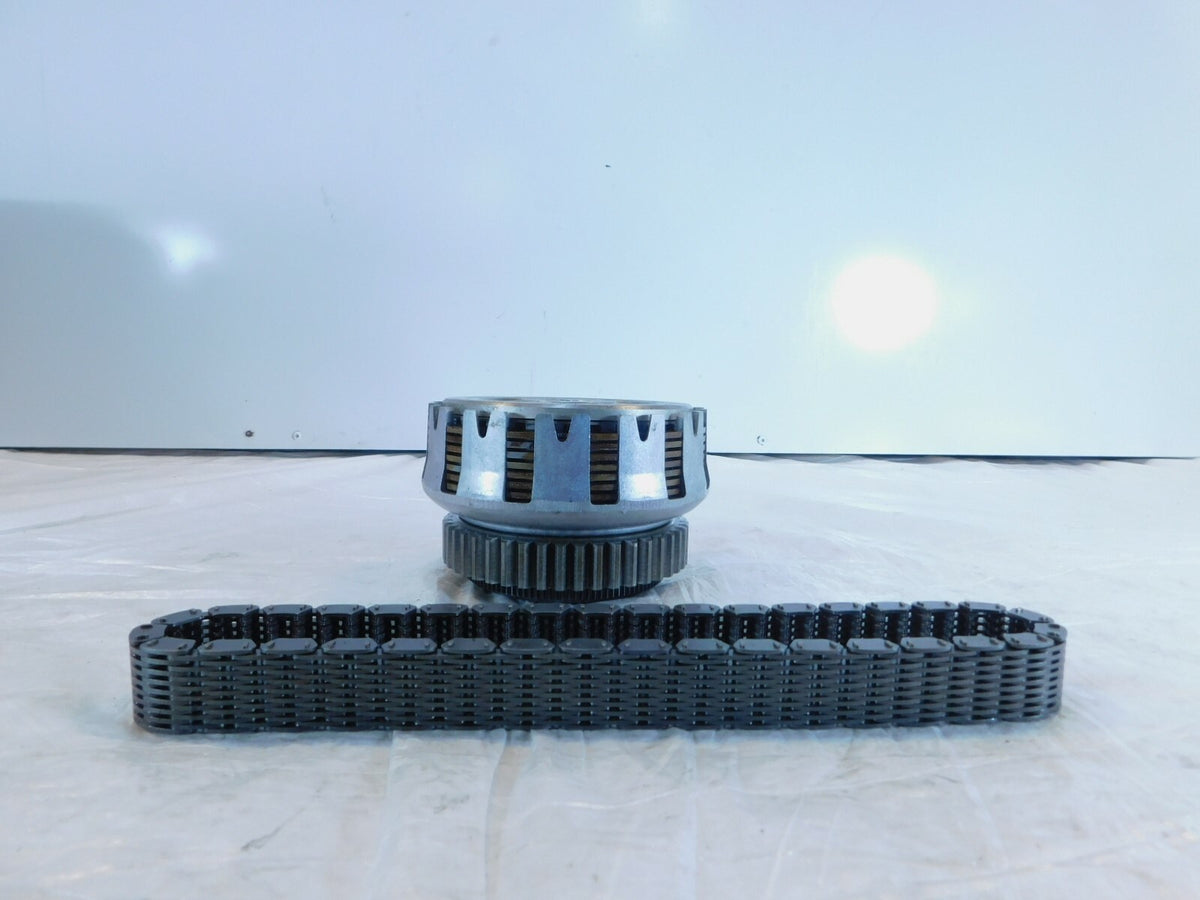 1978-1979 Yamaha XS750 XS750S Special Clutch Basket Hub w/ Plates & Drive Chain - C3 Cycle