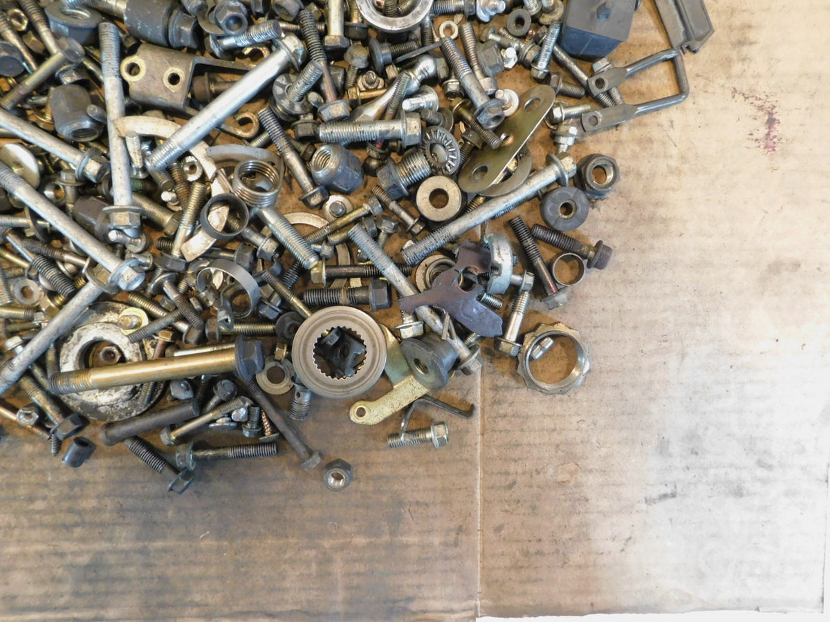 2001 01 Honda GL1800 Goldwing 1800 Nuts Bolts & Brackets Hardware Parts Box Lot - C3 Cycle