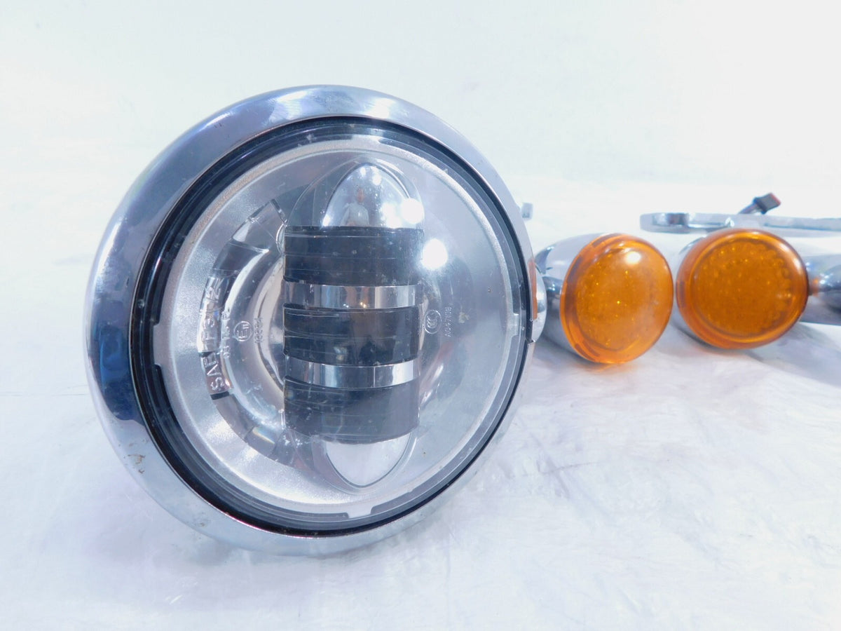 Harley Davidson Electra Glide Ultra Limited Auxiliary Fog Lights Mount Brackets - C3 Cycle