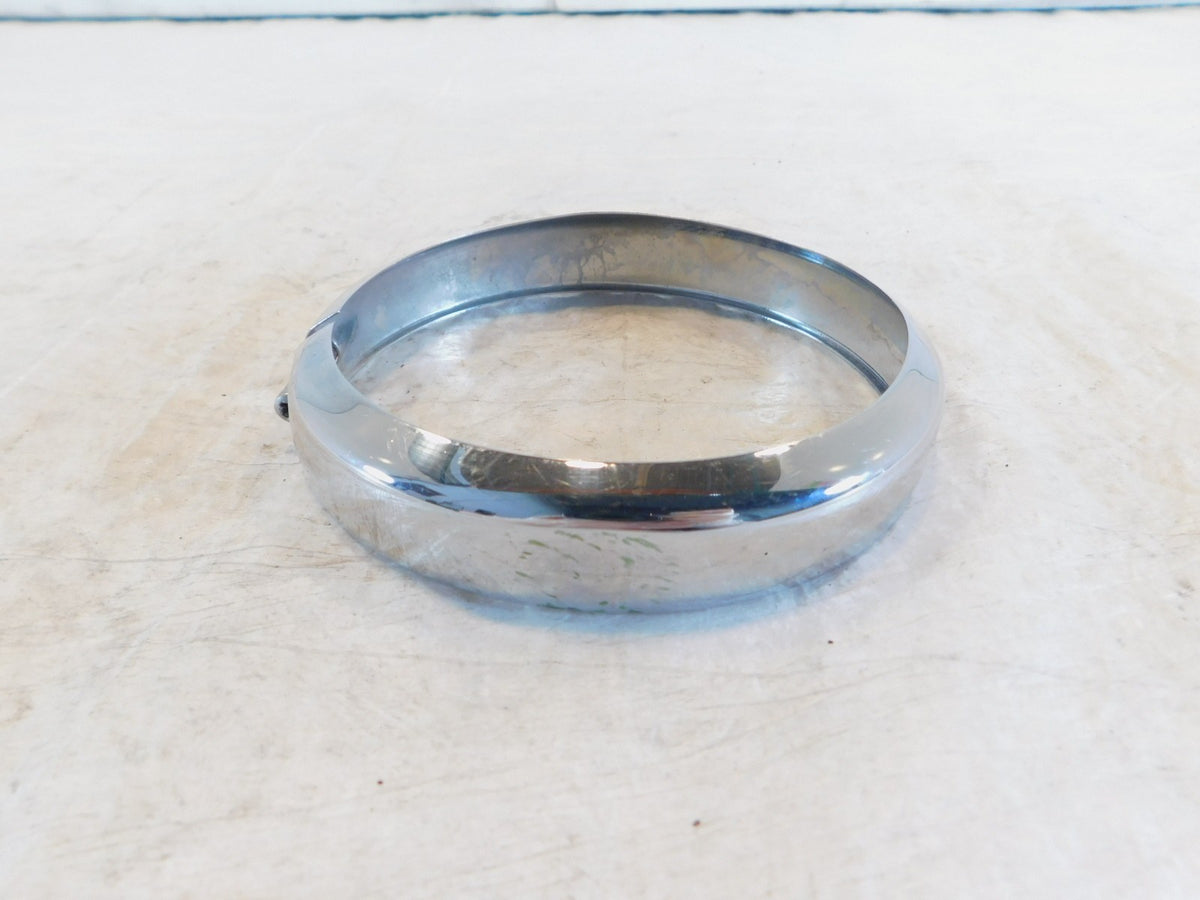 Harley Touring Electra Glide & Softail Passing Fog Light Lamp Chrome Trim Ring - C3 Cycle