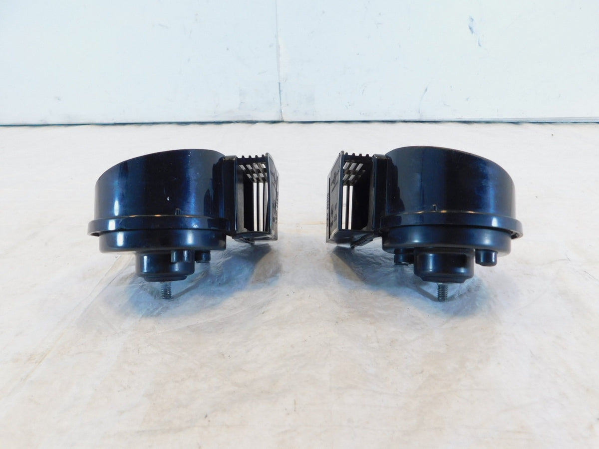 Harley Davidson Touring Dyna Softail & Sportster Black Moto Horn Dual Horns - C3 Cycle
