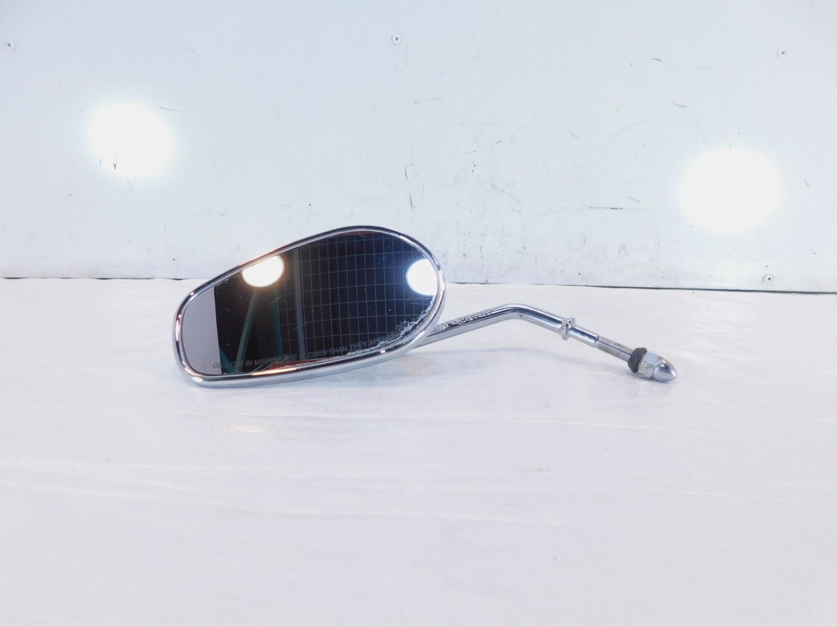 Harley Dyna Sportster Softail FXR & Sportster Front Left Chrome Rear View Mirror - C3 Cycle