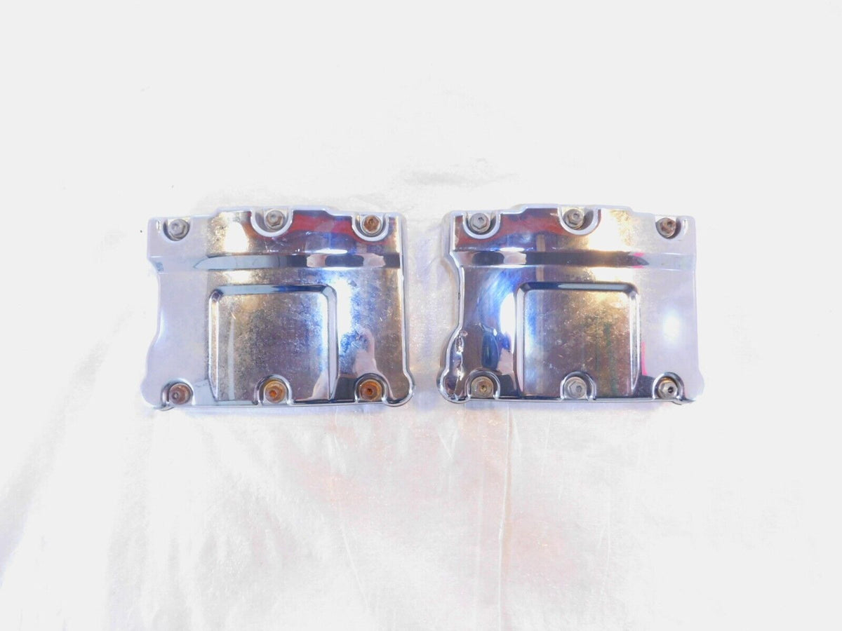 Harley Road King Dyna & Softail Chrome Cylinder Head Top Rocker Boxes & Arms - C3 Cycle