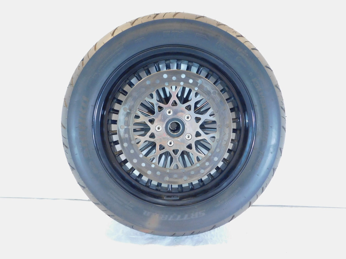 2003-2005 Harley Davidson Softail Night Train Black Laced Rear Wheel Rim - C3 Cycle
