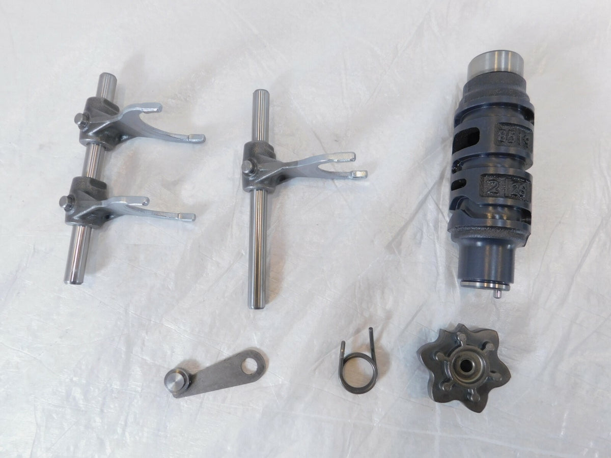 Indian Scout Bobber & 1200 Transmission Gears & Shifter Drum & Fork Assembly - C3 Cycle
