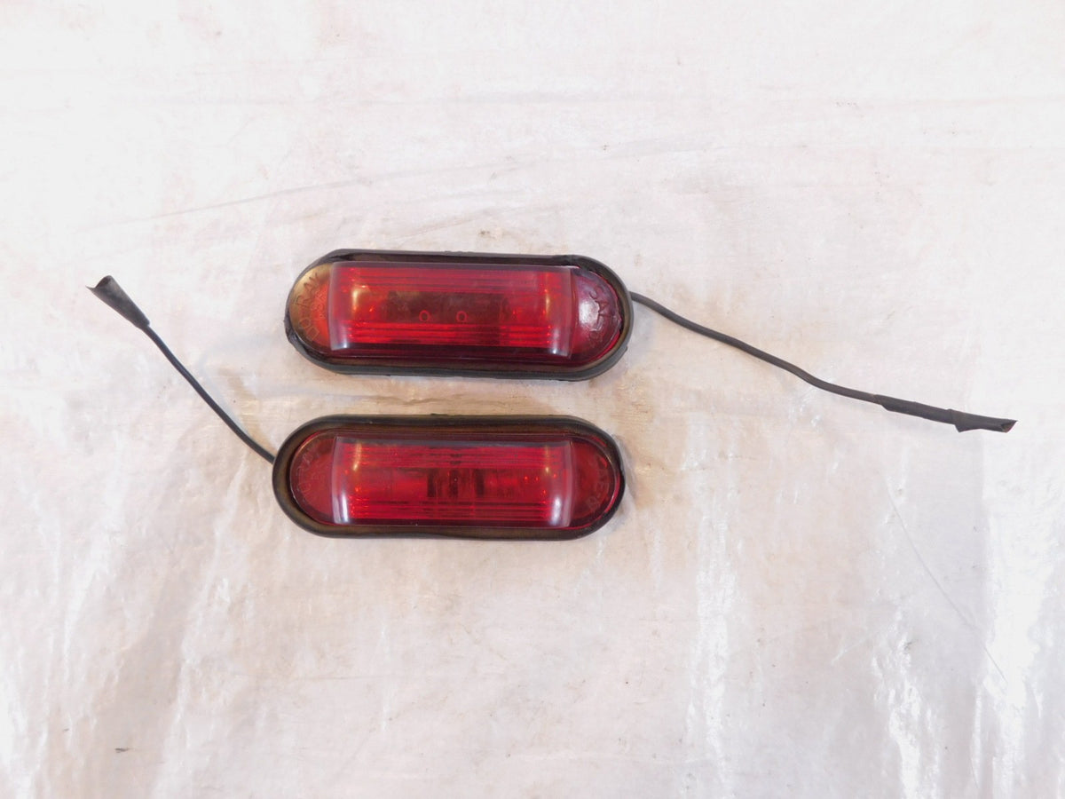 1982-1983 Yamaha XJ750 Maxim 750 Rear Number License Plate Tail Marker Lights - C3 Cycle