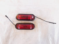 1982-1983 Yamaha XJ750 Maxim 750 Rear Number License Plate Tail Marker Lights - C3 Cycle