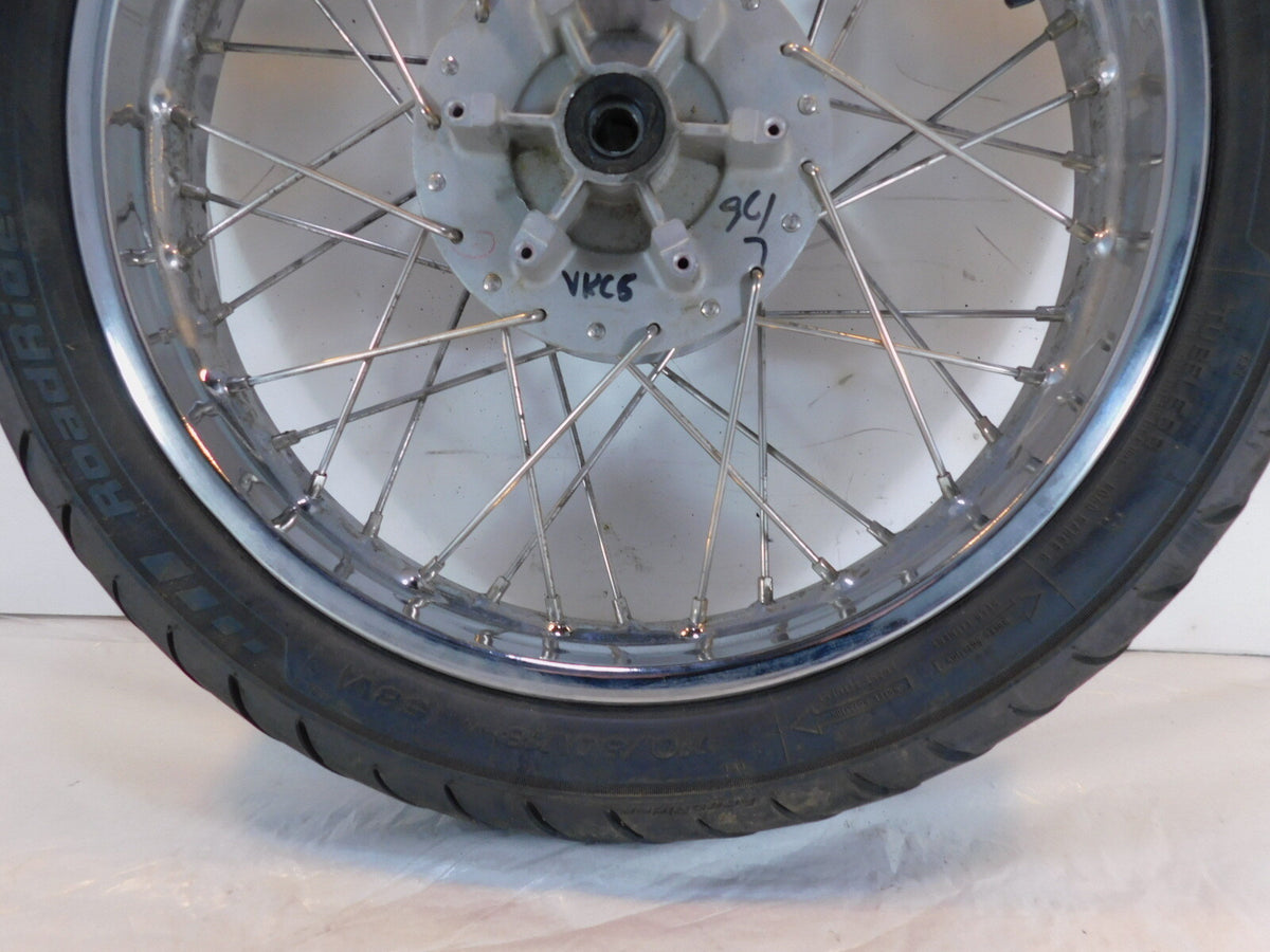 Royal Enfield Classic Bullet 500 EFI B5 C5 Rear Laced Wheel Rim & Tire 2.5"x18" - C3 Cycle