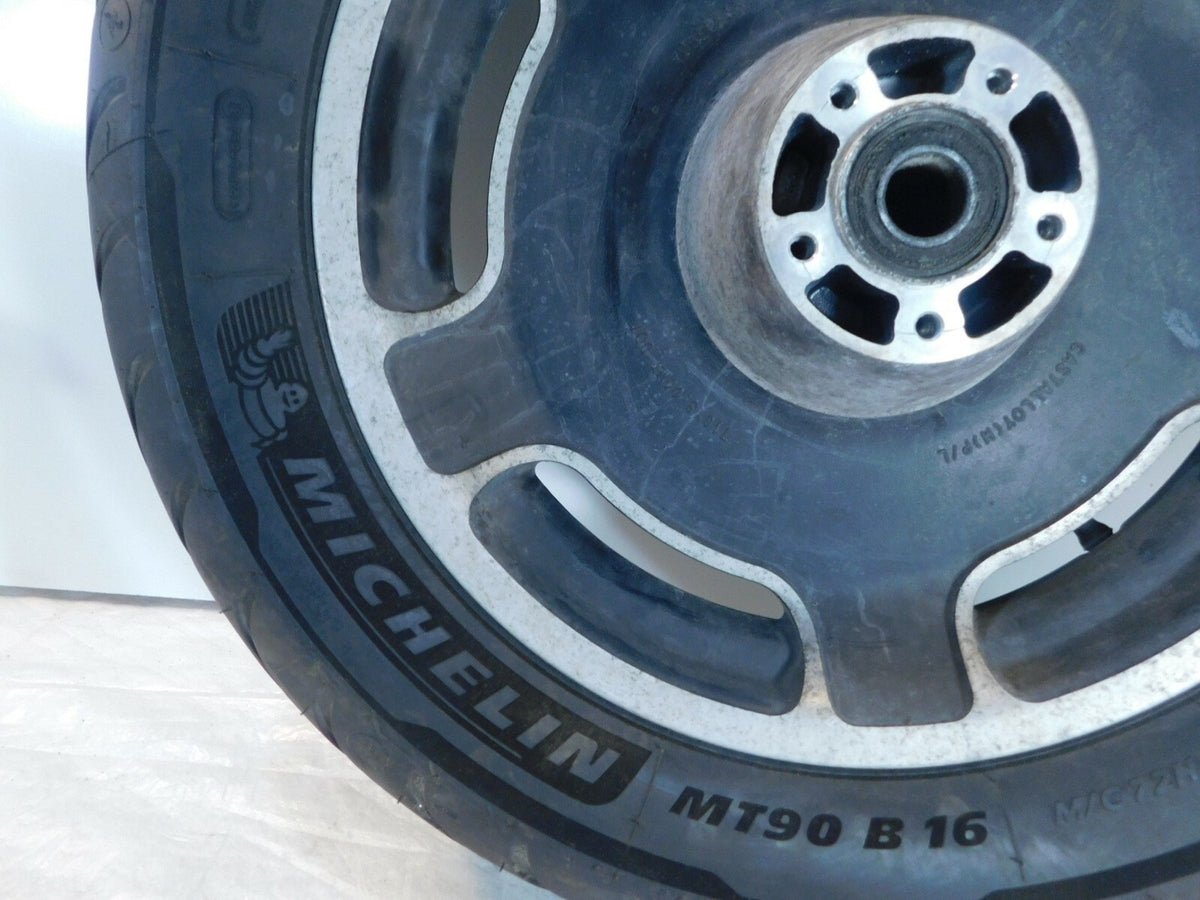 Harley Davidson Touring FLHX Street Glide Cast Black Front Wheel Rim w/ Tire