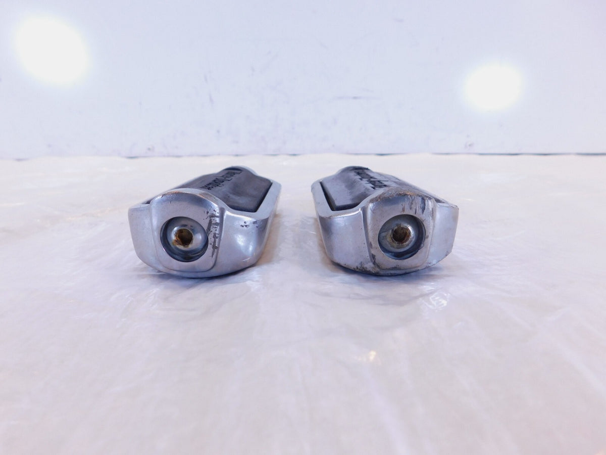 Harley Touring FXR Dyna Sportster & Softail Metal & Rubber Footpegs Footrests - C3 Cycle
