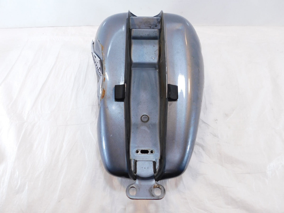 2005-2009 Suzuki Boulevard S83 VS1400 Gray Gas Petrol Fuel Tank Reservoir dented - C3 Cycle