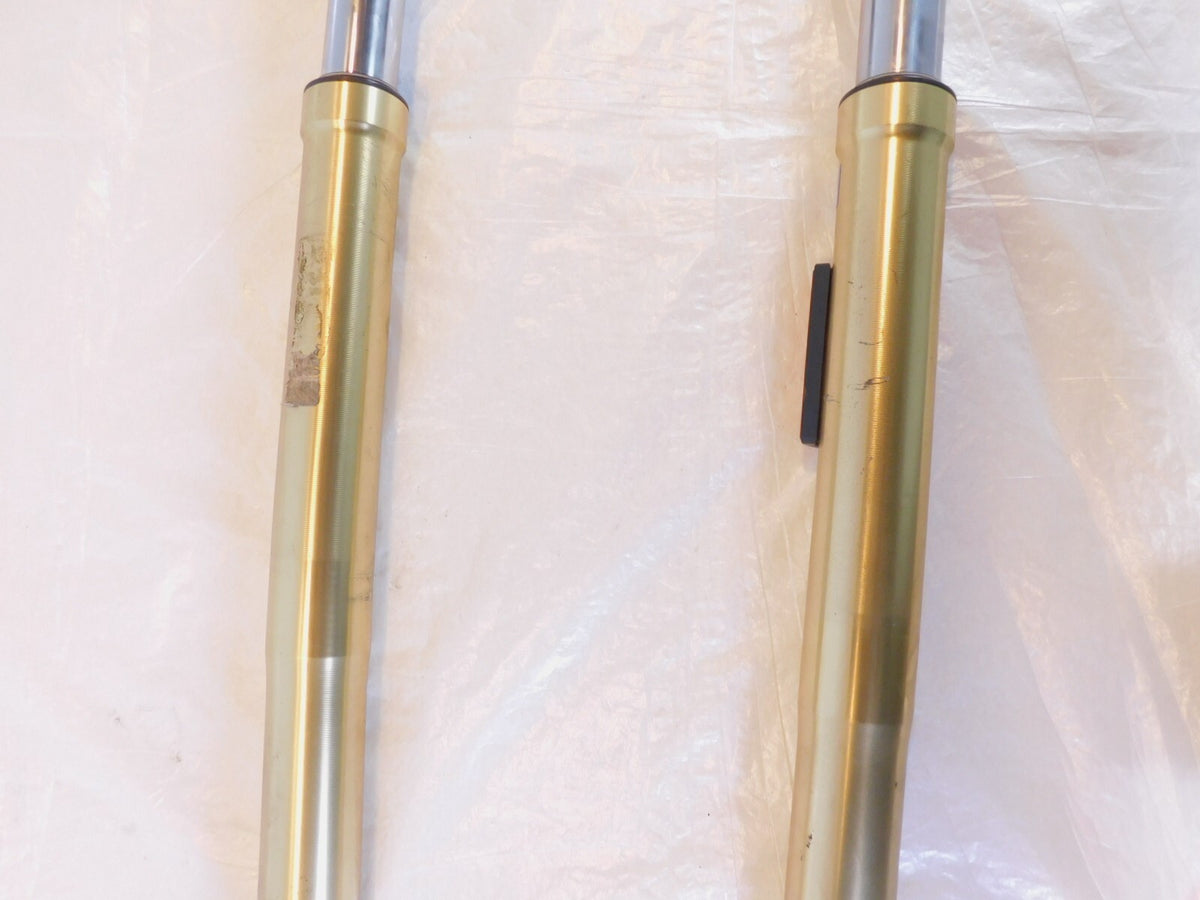 Bent 2007-2012 Triumph Tiger 1050 SE Front Wheel Suspension Fork Shock Leg Tubes - C3 Cycle