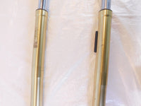 Bent 2007-2012 Triumph Tiger 1050 SE Front Wheel Suspension Fork Shock Leg Tubes - C3 Cycle