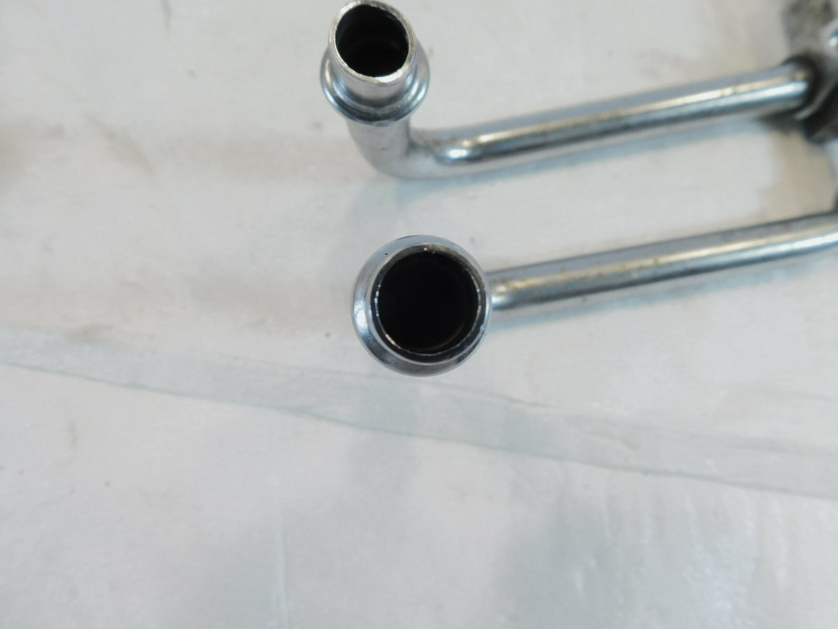 Victory Sport Deluxe & Standard V92 Cruiser Oil Cooler Manifold Pipe Lines - C3 Cycle