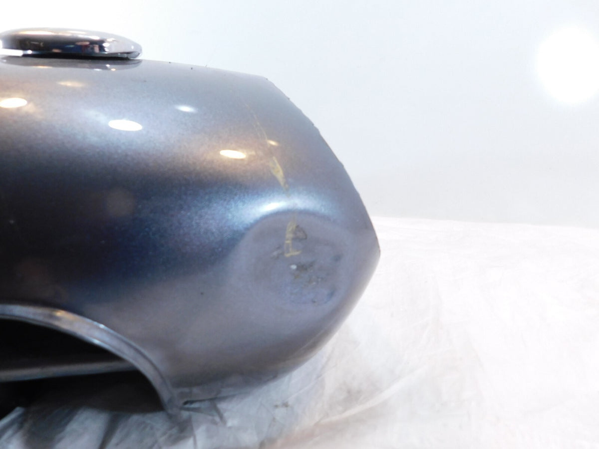 2005-2009 Suzuki Boulevard S83 VS1400 Gray Gas Petrol Fuel Tank Reservoir dented - C3 Cycle