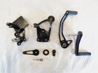 Harley Davidson Softail Aftermarket Black Brake & Shifter Pedal Foot Control Lot - C3 Cycle