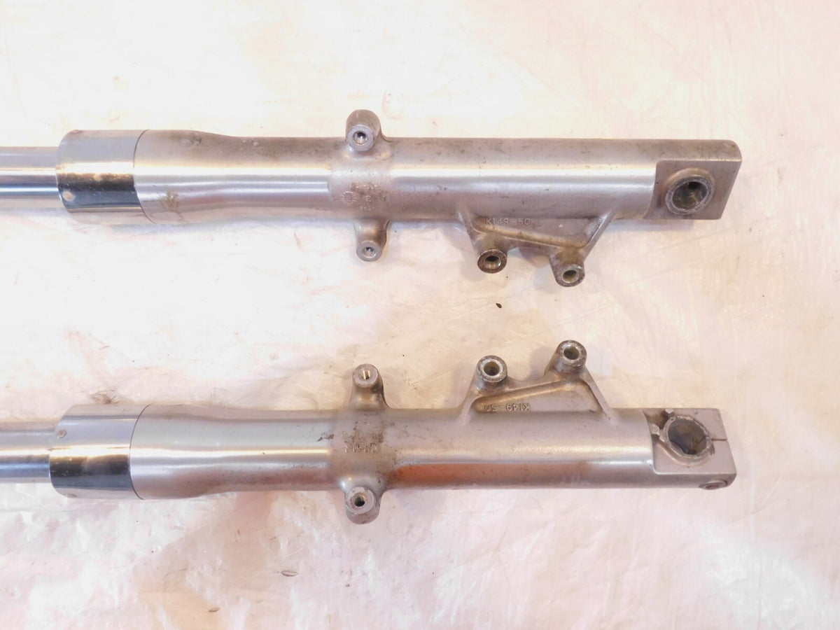 2000-2004 Kawasaki Vulcan 1500 VN1500 Nomad FI Front Wheel Forks -Bent For Parts - C3 Cycle