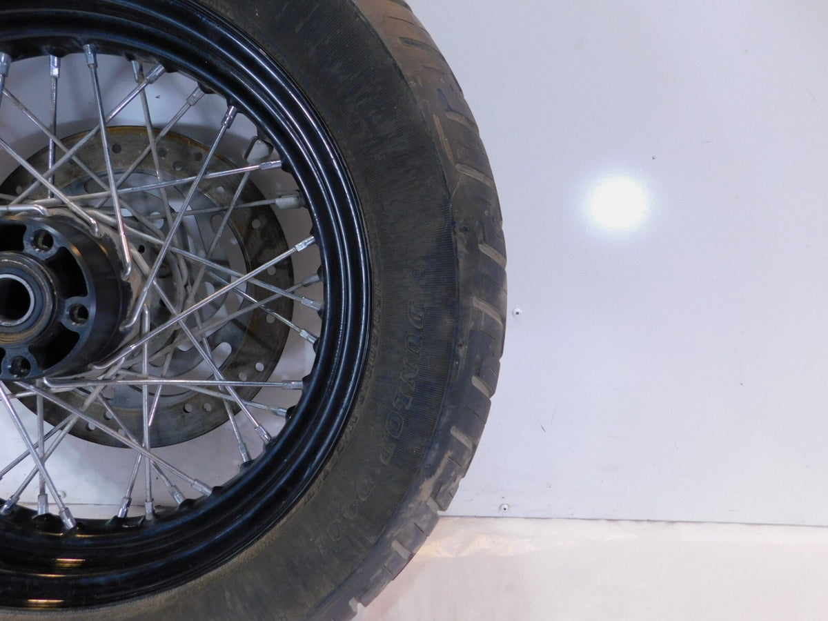 2007 Harley Davidson Sportster XL1200N 16" Black Laced Rear Wheel Rim & Tire - C3 Cycle
