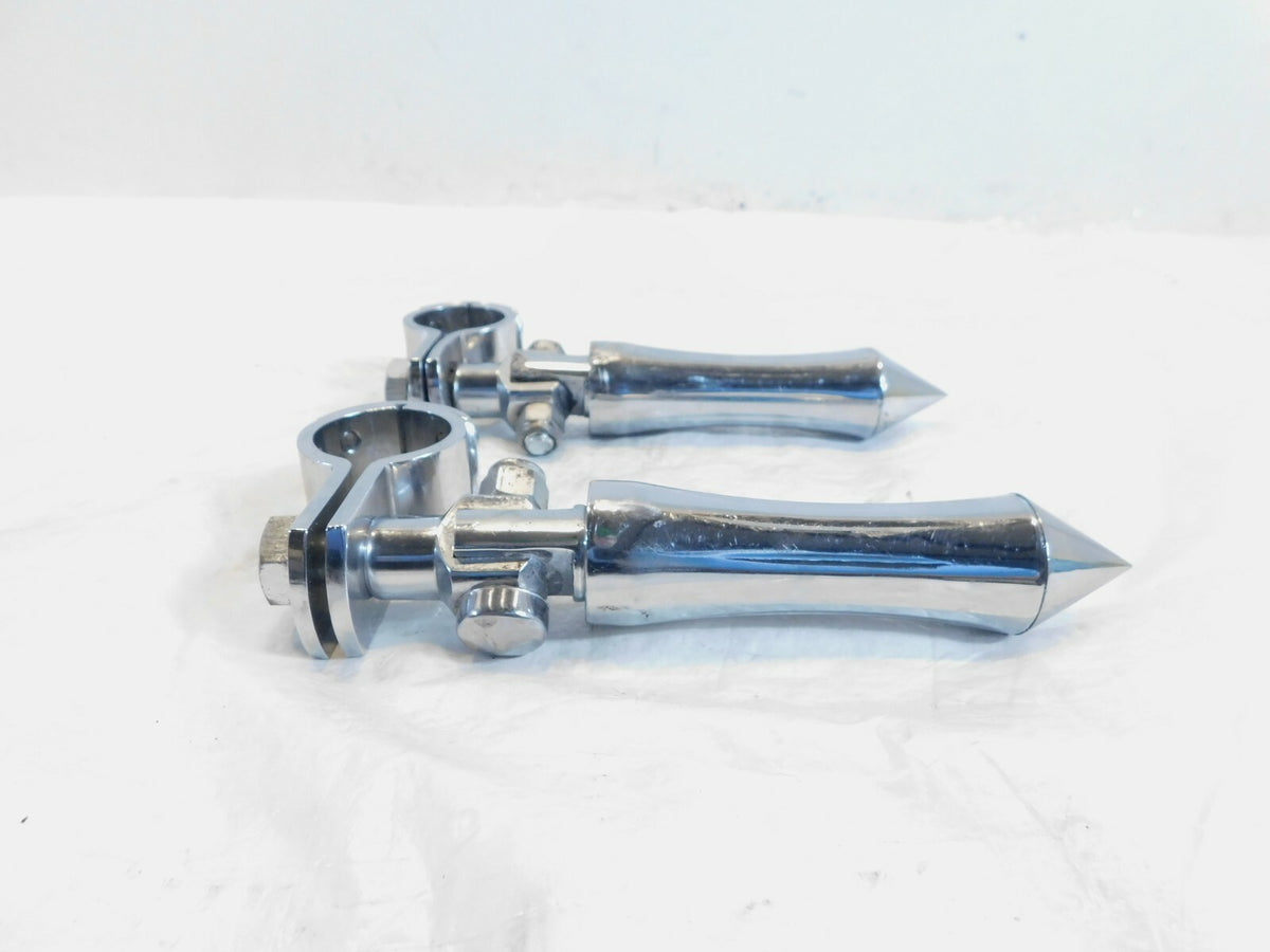 Harley Road King Electra Glide & Street Glide Highway Peg Mount Clamps w/ Pegs - C3 Cycle