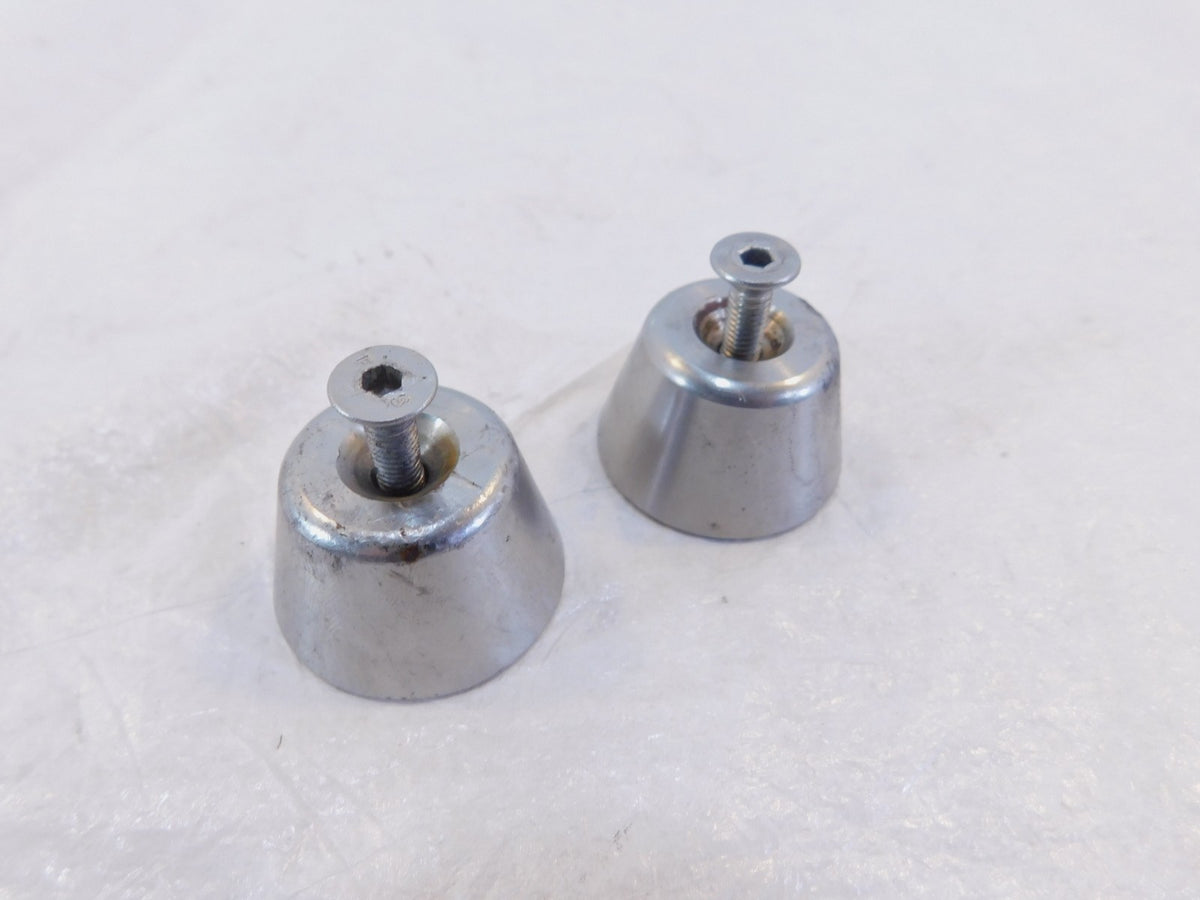 2006-2017 Triumph Daytona 675 R PAir Right Left Handlebar End Weight Caps - C3 Cycle