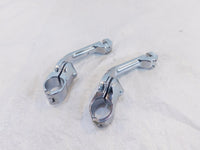 Harley Street & Electra Glide Adjustable Highway Footrest Footpeg Mount Brackets - C3 Cycle