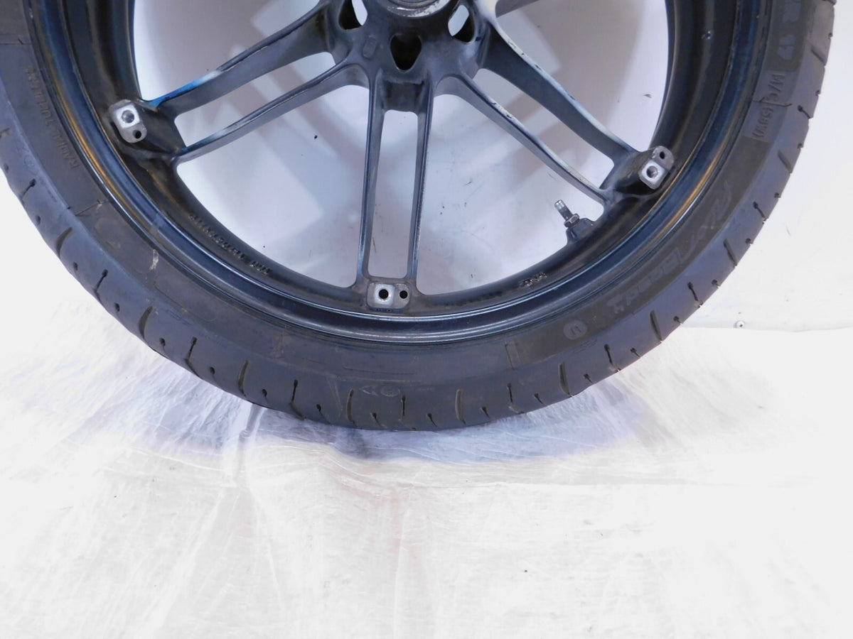 2006-2010 Buell XB XB12 XB12X Ulysses Cast 6 Spoke Front Black Wheel Rim & Tire - C3 Cycle
