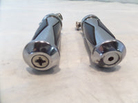 Harley Touring FXR Dyna Sportster & Softail Chrome Diamond Footpegs Footrests