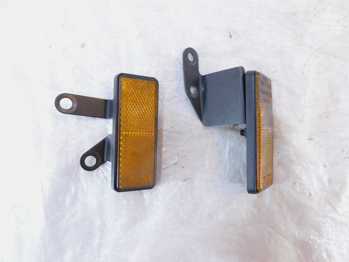 1997-2000 Honda CBR1100XX Blackbird 1100 Left/Right Amber Reflectors & Mounts - C3 Cycle