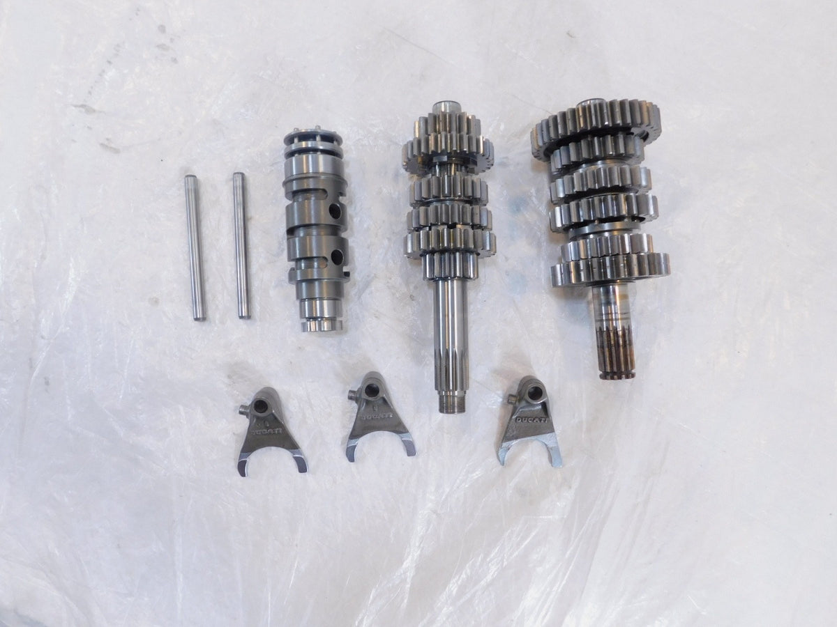 Ducati Sport Touring ST2 ST4 & Superbike 748 996 Transmission Gear Drum & Forks - C3 Cycle
