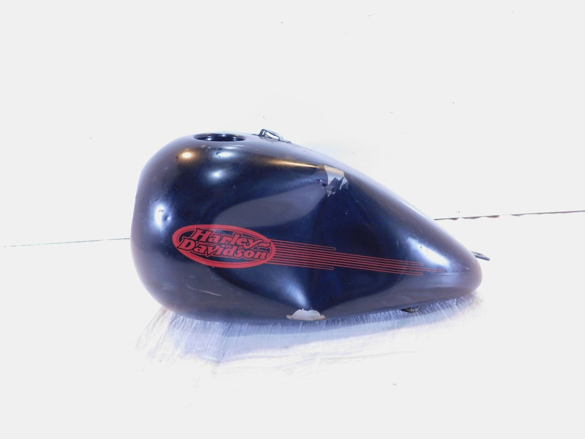 Harley Davidson Softail Heritage Classic & Fat Boy Black Fuel Gas Tank - Dented - C3 Cycle