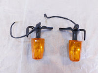 Pair Triumph Trident Trophy 900 & 1200 Rear Flasher Turn Signal Indicator Lights - C3 Cycle