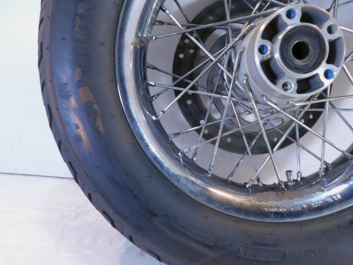 Harley Davidson Softail Heritage Classic & Deluxe Laced Rear Wheel Rim w/ Tire