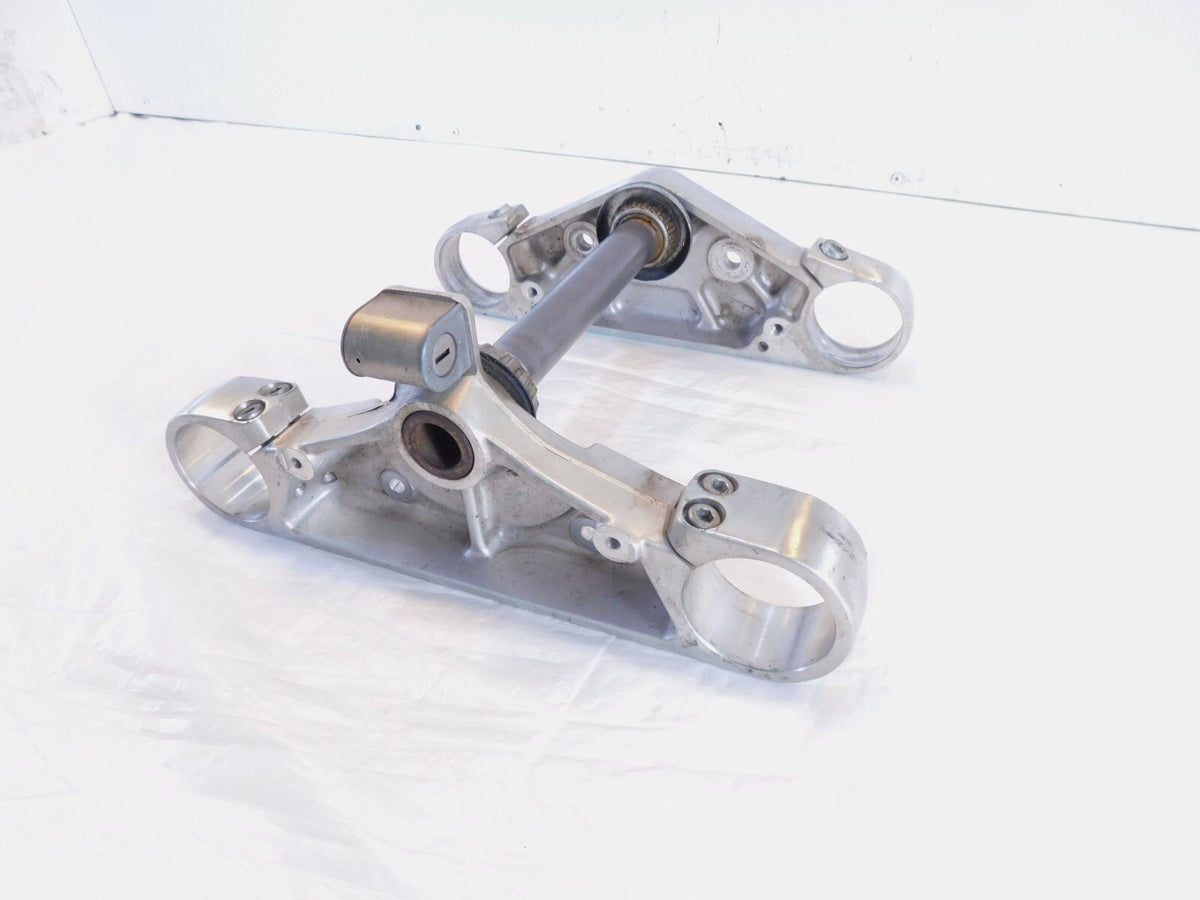 Honda GL1500 GL1500CT Valkyrie 1500 Silver Front Fork Steering Stem Triple Tree - C3 Cycle